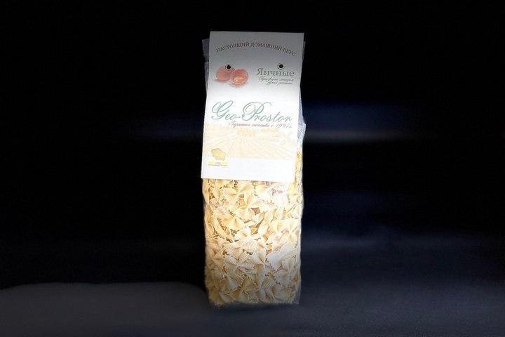 Макароны яичные бабочка