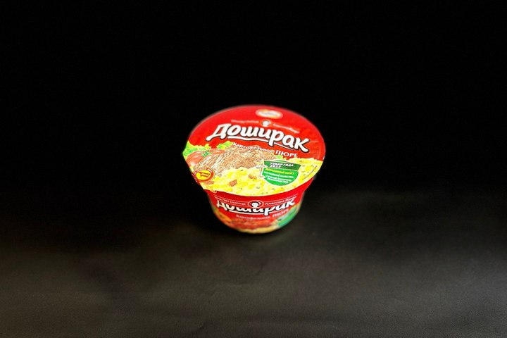 Доширак пюре с говядиной