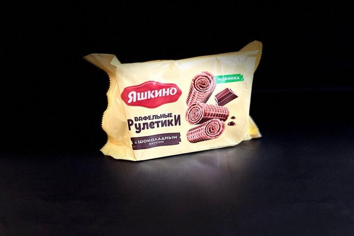 Вафельные рулетики с шоколадным вкусом