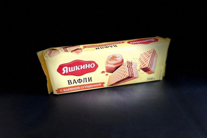 Вафли с варёной сгущенкой