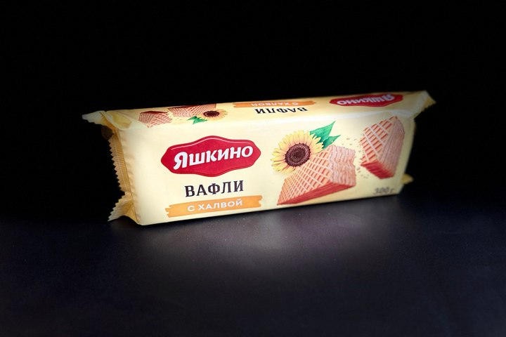 Вафли с халвой