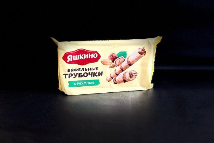 Вафельные трубочки ореховые