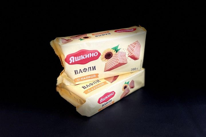Вафли с халвой